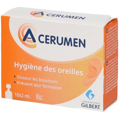 GILBERT A Cerumen Hygi&egrave;ne Des Oreilles Boite De 10 Unidoses De 2 Ml