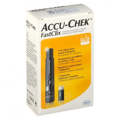 ACCU CHEK Accu-Chek&reg; FastClix AutoPiqueur + Cartouche de 6 Lancettes