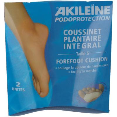 AKILEINE Akile&iuml;ne Podoprotection Coussinet Plantaire Int&eacute;gral Taille S x2