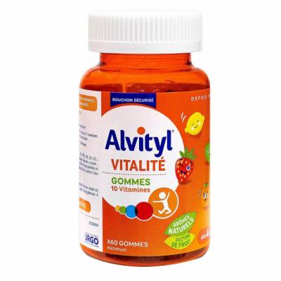 ALVITYL &reg; Vitalit&eacute; Gommes 10 vitamines