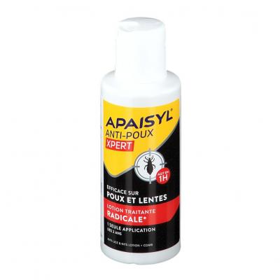 MERCK Apaisyl Lotion Anti-Poux et Lentes Xpert, 100ml + Peigne