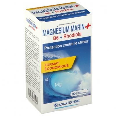BIOTECHNIE  Magn&eacute;sium Marin B6 Rhodiola 90 G&eacute;lules - Bo&icirc;te 90 g&eacute;lules