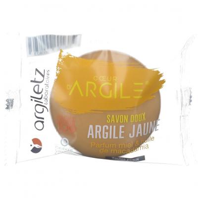 ARGILETZ  Savon Doux et Apaisant au Miel et &agrave; l'Argile Jaune 100g