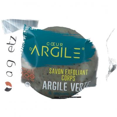 ARGILETZ  Savon exfoliant argile verte 100g