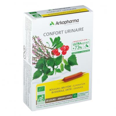 ARKOPHARMA  Arkofluides confort urinaire bo&icirc;te 20 ampoules