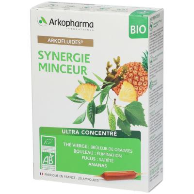 ARKOPHARMA  ARKOFLUIDES - Synergie Minceur Bio, 20 ampoules de 10ml