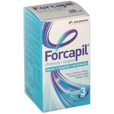 ARKOPHARMA  Forcapil Cheveux et Ongles Zinc Vitamine B 180 g&eacute;lules