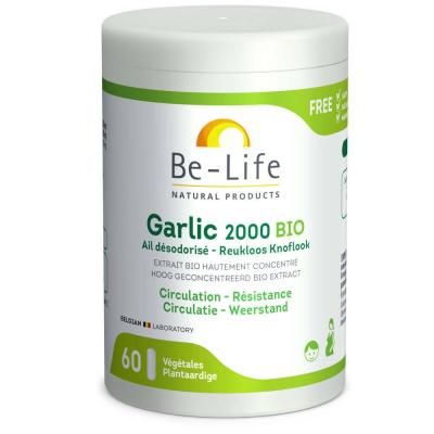 BE LIFE Garlic 2000 (ail d&eacute;sodoris&eacute;e) 60 g&eacute;lules Bio