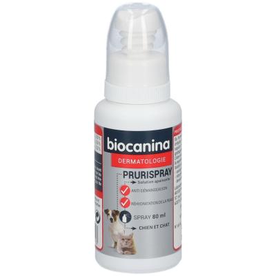 BIOCANINA  DERMATOLOGIE - Prurispray Chien et Chat, 80ml