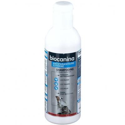 BIOCANINA  Shampooing Antiparasitaire Externe Chien et Chat 200ml
