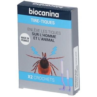 BIOCANINA  Tire-tiques crochetsx2