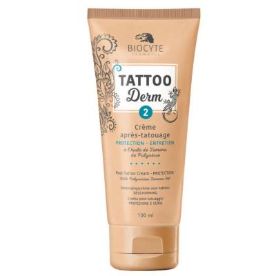 BIOCYTE  Cosm&eacute;tique - Tattoo Derm 2 cr&egrave;me apr&egrave;s tatouage tube 100ml