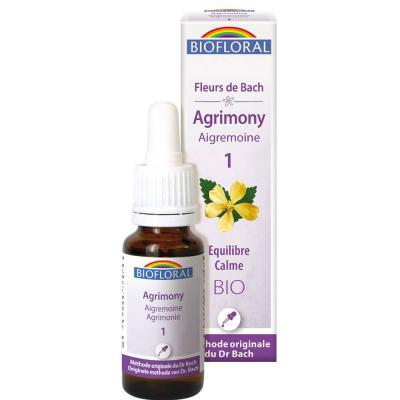 BIOFLORAL France Herboristerie FLEURS DE BACH n&deg;1 Aigremoine, Agrimony