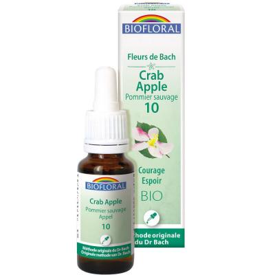 BIOFLORAL France Herboristerie FLEURS DE BACH n&deg;10 Apple, Pommier sauvage