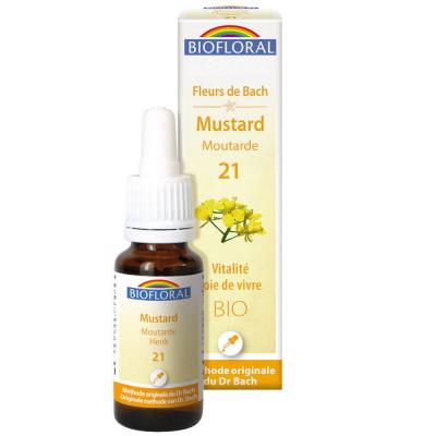 BIOFLORAL Fleur De Bach Elixir Mustard n&deg;21 Moutarde 