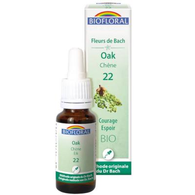 BIOFLORAL France Herboristerie FLEURS DE BACH n&deg;22 Oak, Ch&ecirc;ne