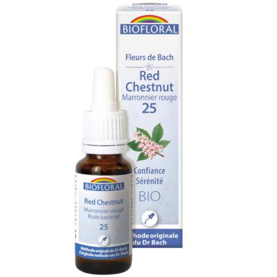 BIOFLORAL  25 - Red chestnut - Marronier rouge - 20 ml