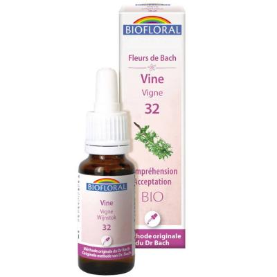 BIOFLORAL France Herboristerie FLEURS DE BACH n&deg;32 Vine, Vigne