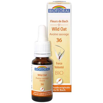 BIOFLORAL France Herboristerie FLEURS DE BACH n&deg;36 Wild Oat, Avoine sauvage