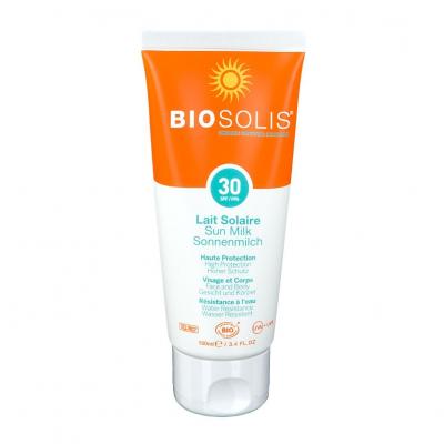 BIOSOLIS  - Lait Solaire SPF30 peaux mixtes - 100 ml