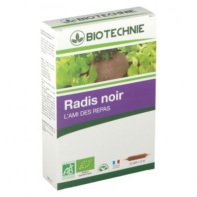 BIOTECHNIE Biover Artichaut/noir de raifort 20 ampoules x 10 ml