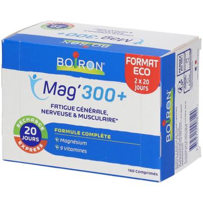BOIRON Magnesium 300+ 160 Comprimes Complements 