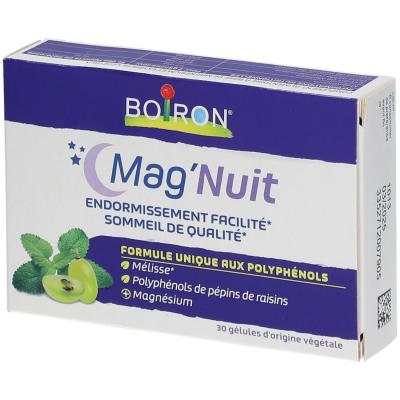 BOIRON  Mag'Nuit&reg; Bo&icirc;te de 30 G&eacute;lules - Bo&icirc;te 30 g&eacute;lules