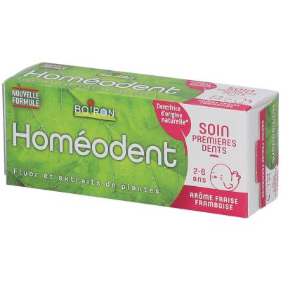 HOMEODENT Boiron hom&eacute;odent soin 1&egrave;res dents 2-6 ans gel fraise framboise 50ml