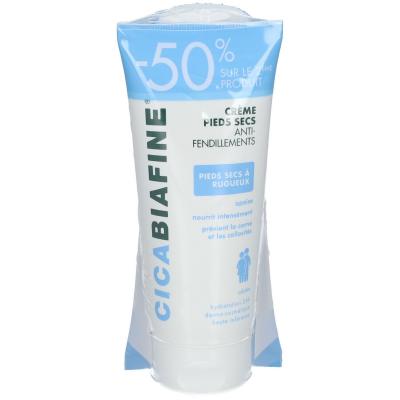 BIAFINE  Cica Cr&egrave;me Pieds Secs Antifendillements 100 ml lot de 2