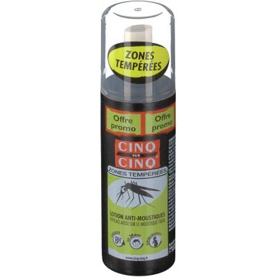 CINQSURCINQ CINQ SUR CINQ Zones Temp&eacute;r&eacute;es Lotion anti-moustiques flacon de 100 ml
