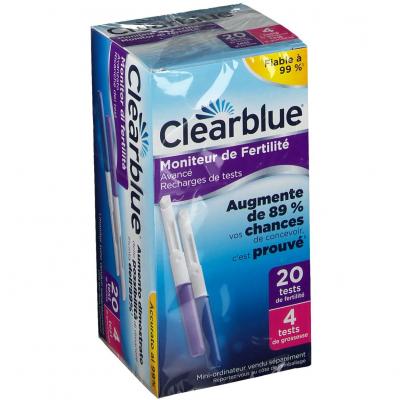 CLEARBLUE  Advanced Recharge De Tests Pour Moniteur De Fertilit&eacute; X 24