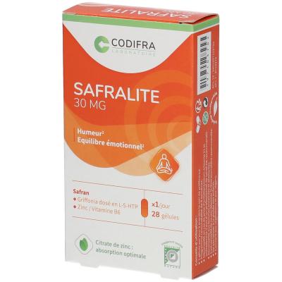 CODIFRA  - Safralite Amelioration De L humeur 28 Gelules 30mg