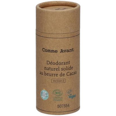 COMME AVANT  - D&eacute;odorant naturel solide au beurre de cacao