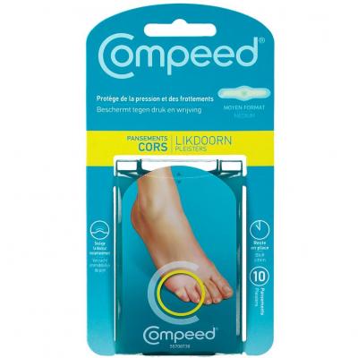 COMPEED  Cors Pansement Moyen Format Bo&icirc;te De 10