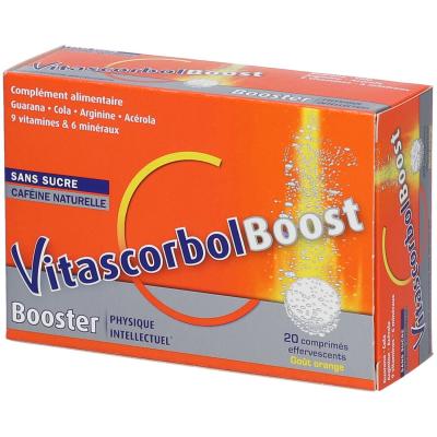 VITASCORBOL  Boost 20 Cpr Eff - Bo&icirc;te 20 comprim&eacute;s