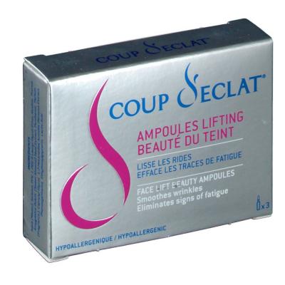 COUP D'ECLAT Ampoules Lifting (3 ampoules de 1 ml)