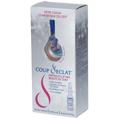COUP D ECLAT Coup D'eclat ampoules de levage 2 bo&icirc;tes x 3 ampoules x 1ml + bracelet