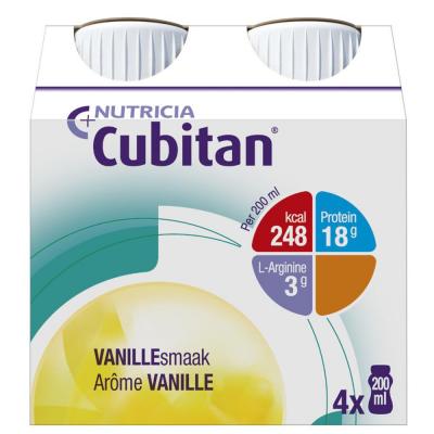 CUBITAN Nutricia  Vanille 200ml lot de 4