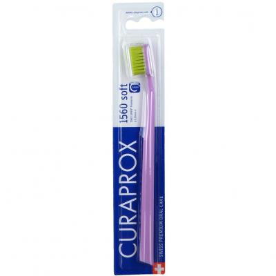 CURADEN Curaprox CS 1560 Brosse &agrave; Dents Doux, (Couleurs Assorties)