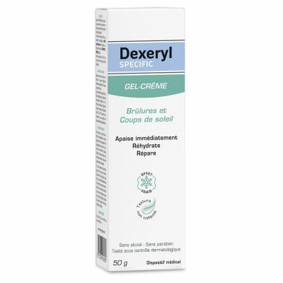 DEXERYL Specific Brulure Et Coups De Soleil Gel-creme Apaisant 50g 