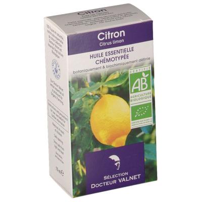 DR VALNET DOCTEUR VALNET Huile essentielle de citron bio flacon 10ml