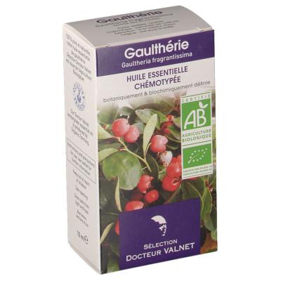 DR VALNET DOCTEUR VALNET Huile essentielle de gaulth&eacute;rie bio flacon 10ml