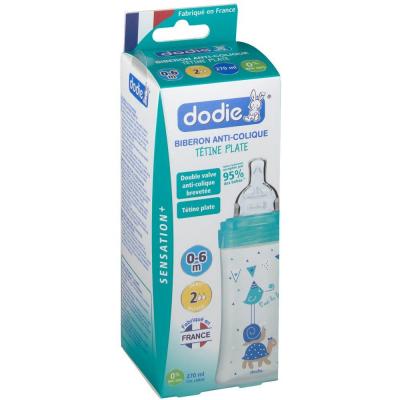 DODIE  Sensation+ Biberon Lagoon Chat 0-6M 270ml