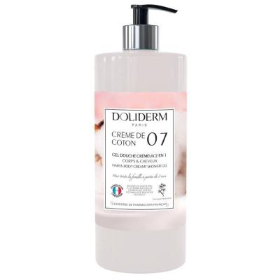 DOLIDERM  Cr&egrave;me DE Coton 07 Gel douche cr&eacute;meux 2 en 1