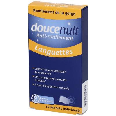 DOUCE NUIT  Anti Ronflement Languettes, 14 unit&eacute;s