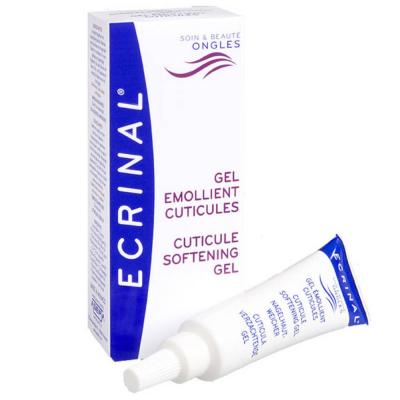 ECRINAL  Gel&eacute;mollient cuticules tube 10ml + b&acirc;tonnet repousse cuticules