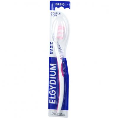 ELGYDIUM Brosses &agrave; Dents Basic Souple  lot de 4