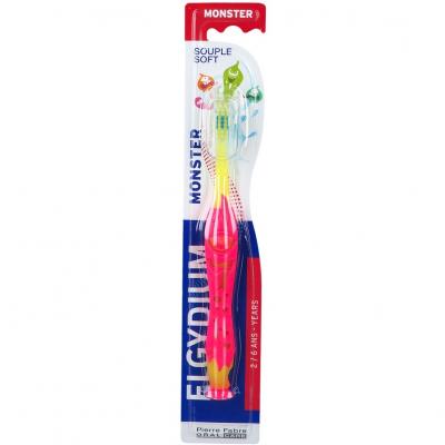 ELGYDIUM  Kids Brosse &Agrave; Dents 26 Ans Edition Limit&eacute;e Monster