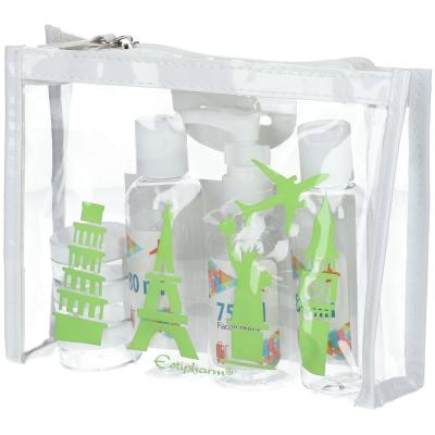 ESTIPHARM  Trousse bleue flacons de voyage 5 contenants