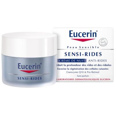 EUCERIN  SENSI-RIDES - Cr&egrave;me de Nuit Anti-Rides, 50ml